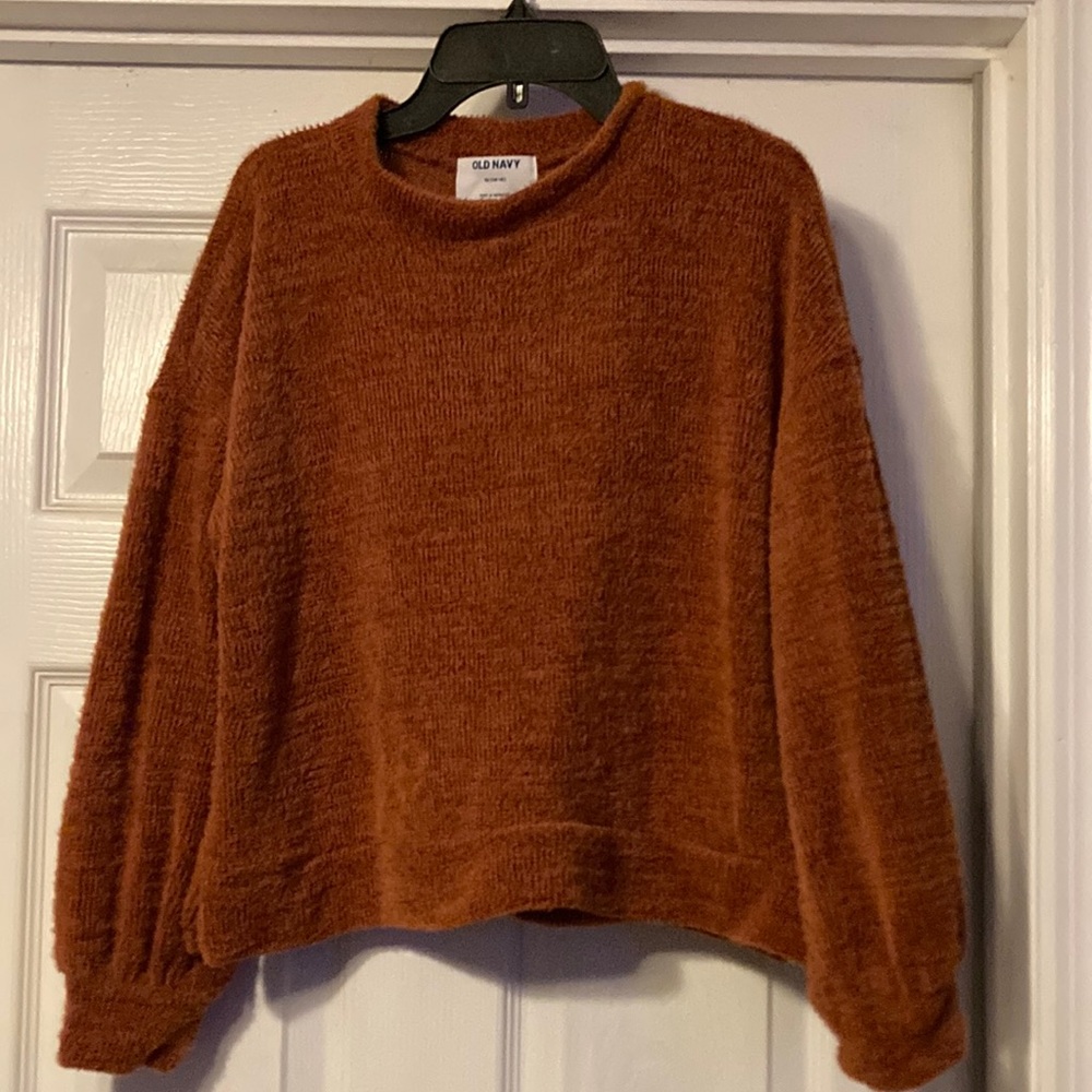 Old Navy Women's Burnt Orange Sweater girls size XL